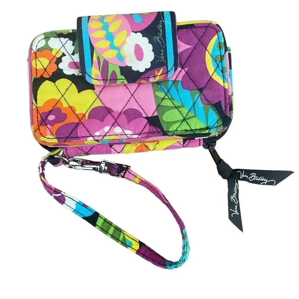Vera Bradley Va Va Bloom Wristlet Retired Print - Picture 1 of 6